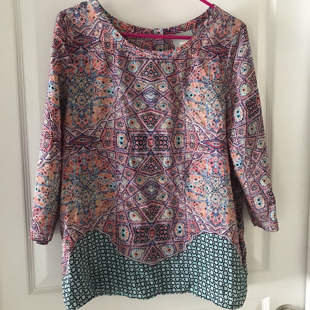 Anthropologie Maeve Silk Blouse